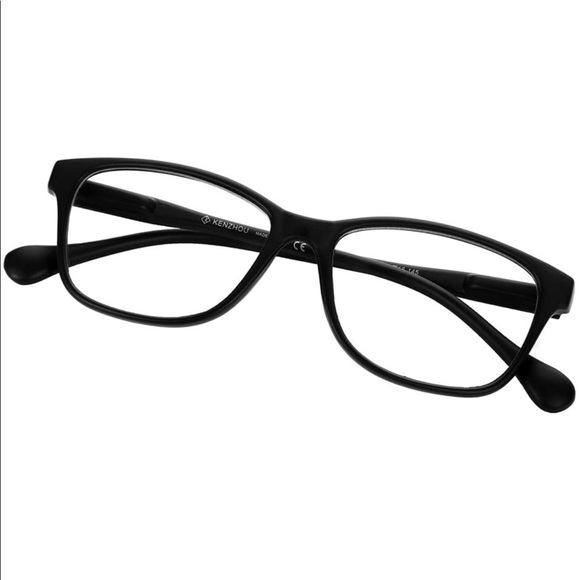 NEW! Blue Light Blocking Glasses Computer & iPhone Anti Eyestrain Matte Black - Picture 2 of 10
